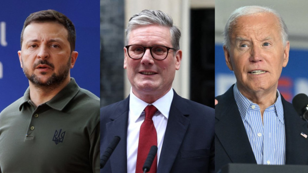 Volodimir Zelenski și Joe Biden l-au felicitat pe Keir Starmer, noul premier britanic