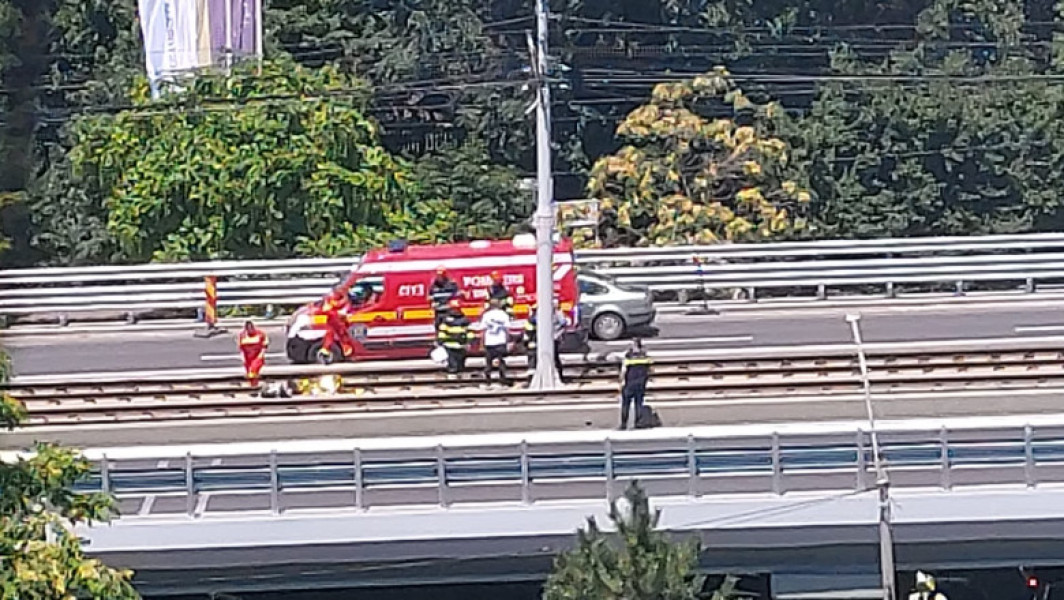 Accident grav pe Podul Grant: motociclist decedat
