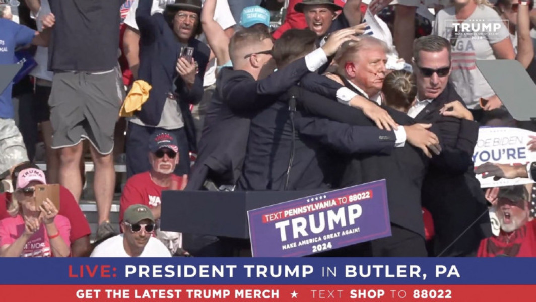 Donald Trump evacuat de la miting în Pennsylvania după focuri de armă