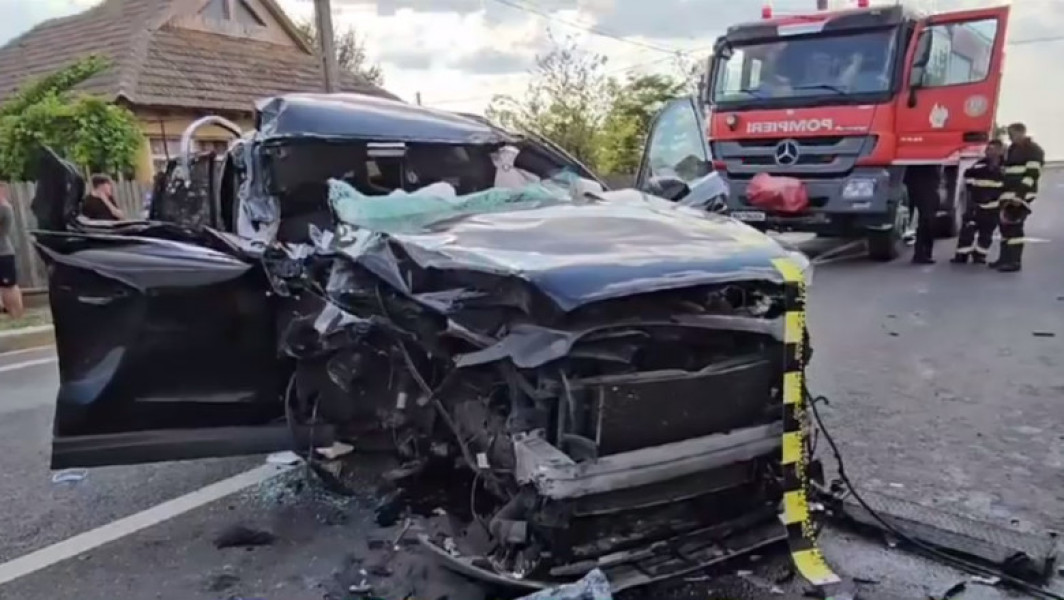 Accident grav în Dorobantu, județul Constanța