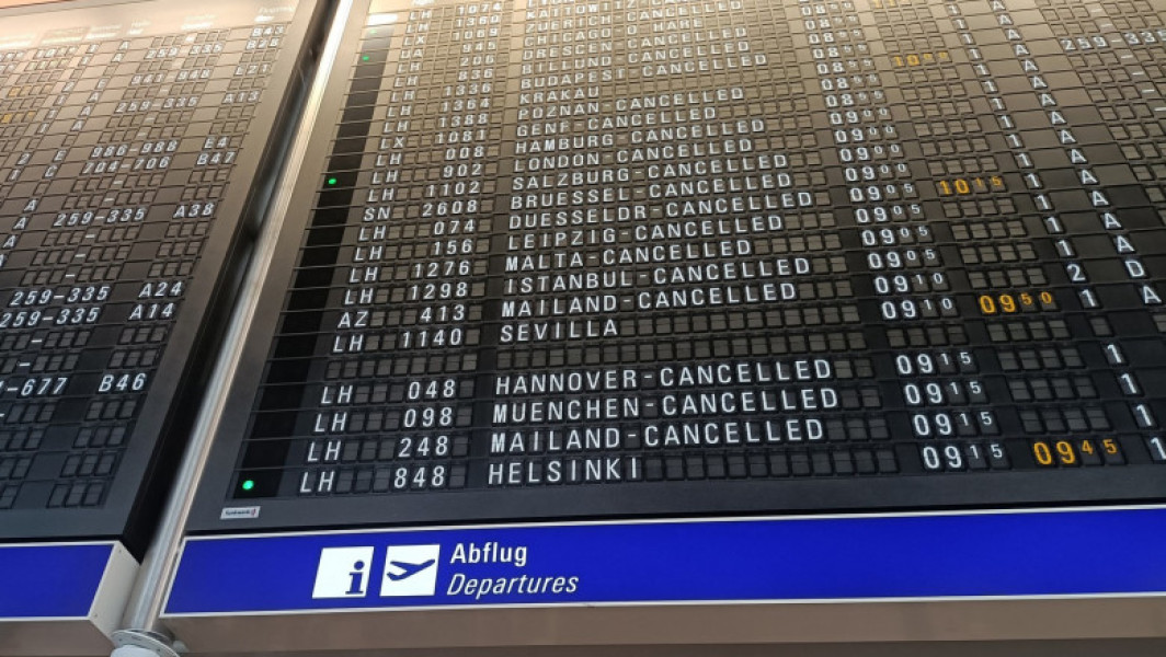 Lufthansa solicită despăgubiri după protestele de la aeroportul din Frankfurt