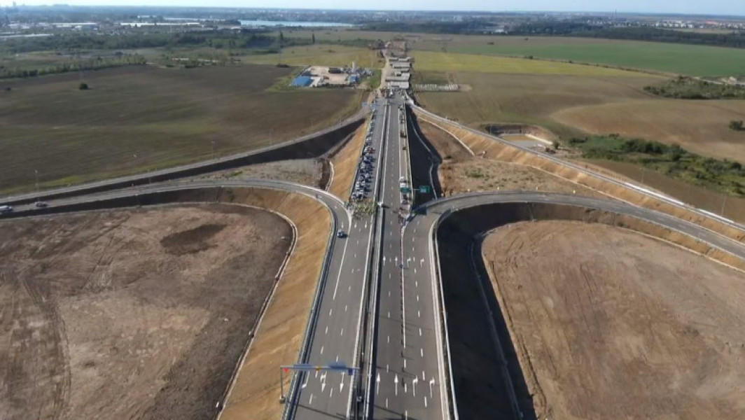 Circulația pe A0 Sud între București și Constanța se desfășoară acum pe autostradă