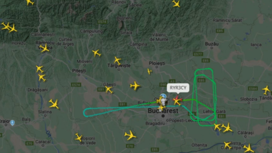 Alertă în spațiul aerian deasupra aeroportului Otopeni