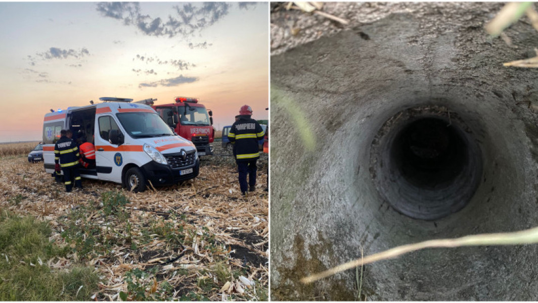 Un copil de 2 ani din Teleorman a căzut într-un puț de irigare
