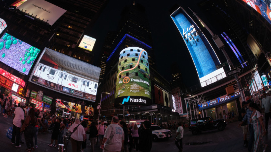 Traseul turistic Via Transilvanica promovat în Times Square