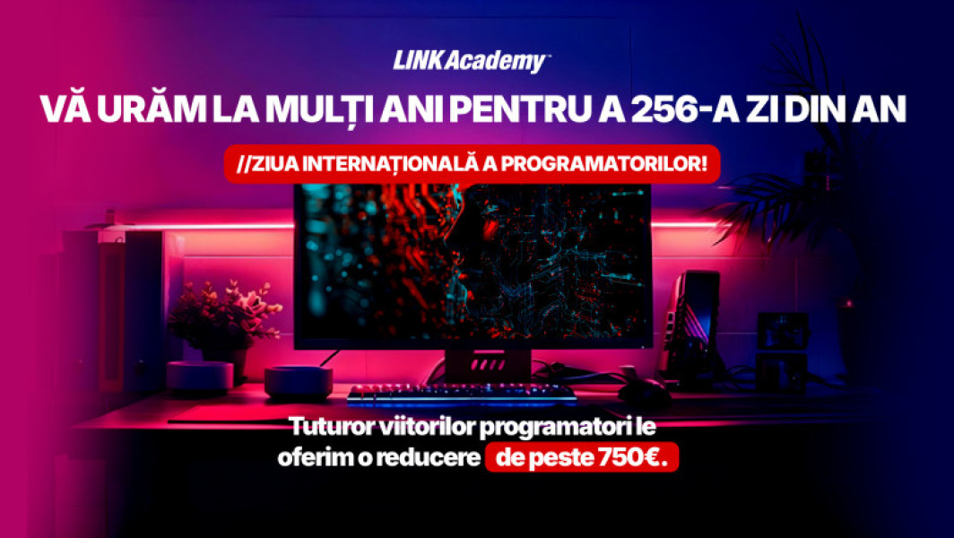 Ziua Programatorului: Sărbătoare și oportunități la LINK Academy