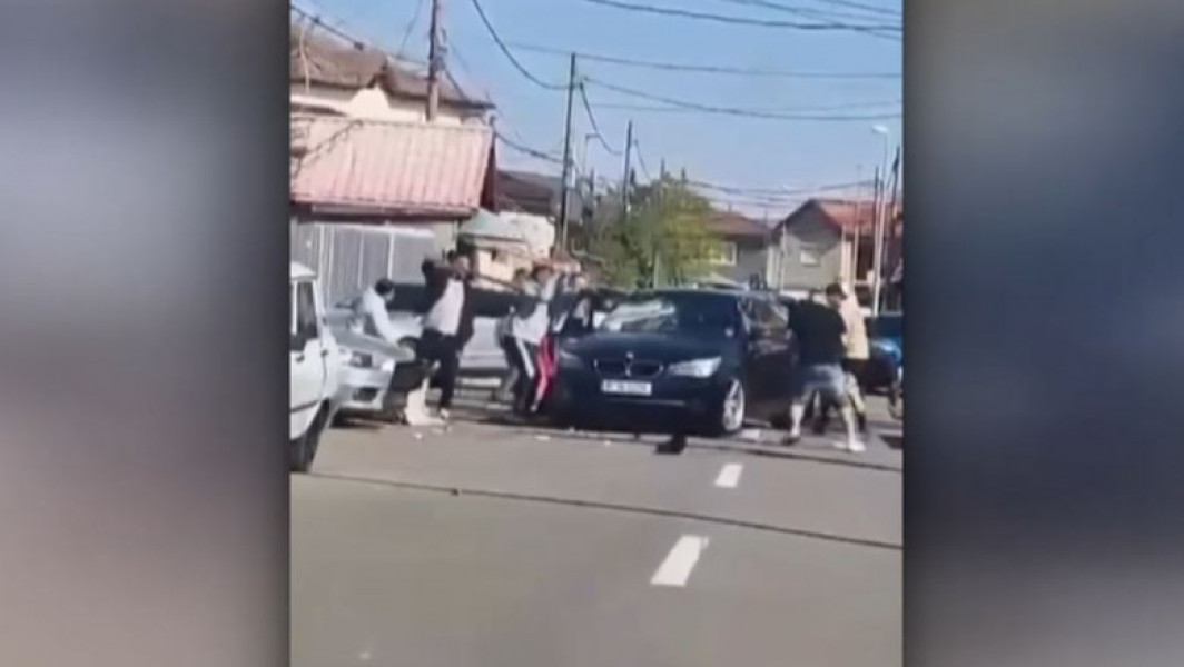 Zeci de polițiști caută agresorii din Pantelimon după un scandal violent