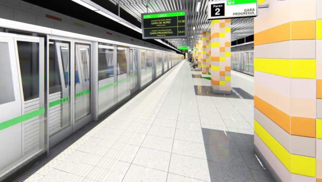 Trei asocieri au depus oferte pentru construirea tronsonului de metrou M4
