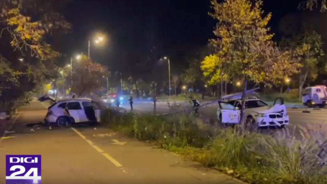Trei persoane rănite în urma unui accident în București