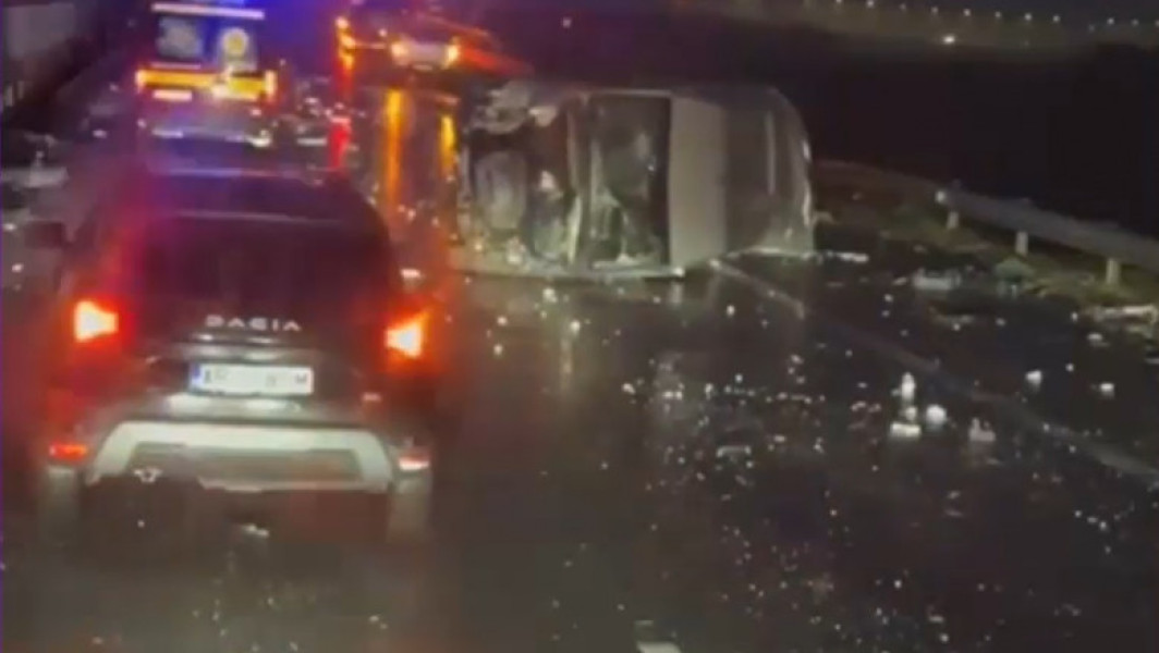 Accident grav pe autostrada A1 în județul Arad