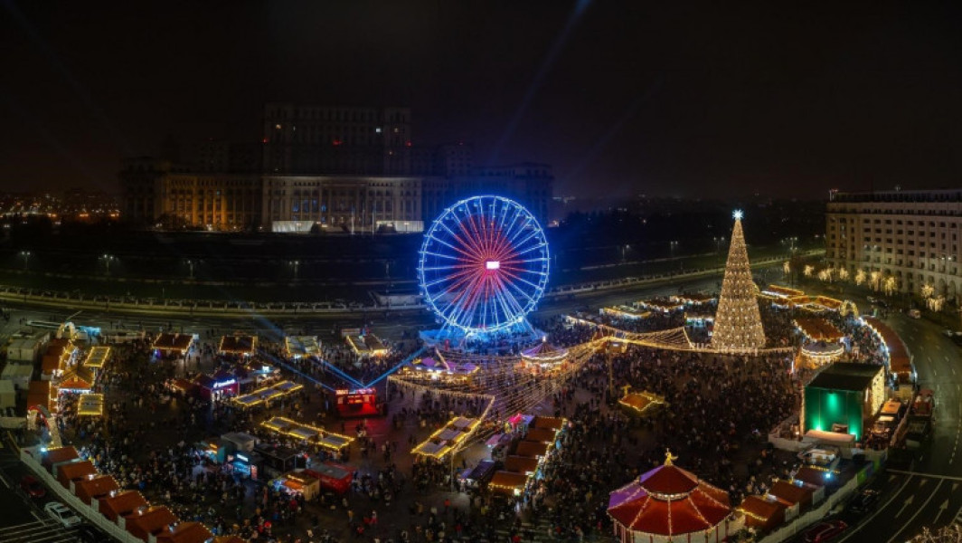 Târgul de Crăciun din București se deschide pe 29 noiembrie în Piața Constituției
