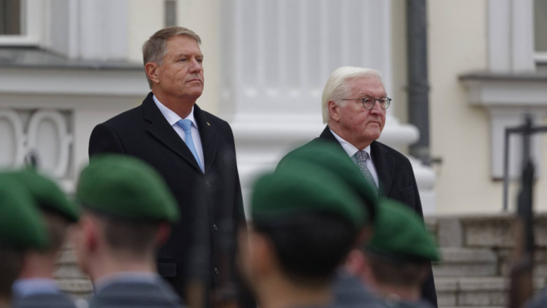 Klaus Iohannis, primire oficială la Berlin de către Frank-Walter Steinmeier
