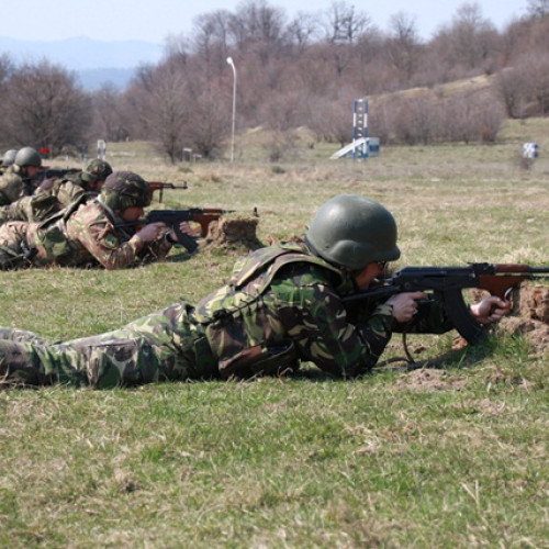 Trageri militare în Poligonul Predeal-Cheia în luna mai