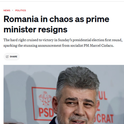 Premierul Marcel Ciolacu își depune mandatul în urma alegerilor