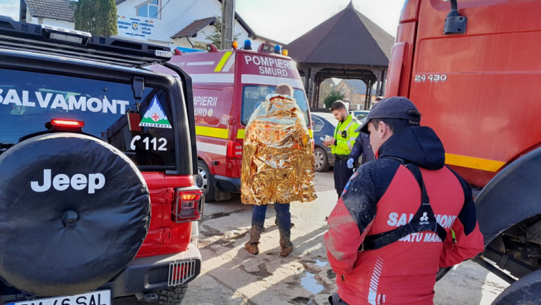 Ucrainean rătăcit în Munții Oașului, găsit în stare de epuizare de salvatori