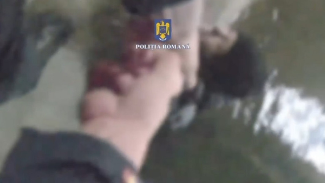 Femeie salvată după ce a căzut în apă în Dâmboviţa - Direcţia Poliţiei Bucureşti acţionată de urgenţă