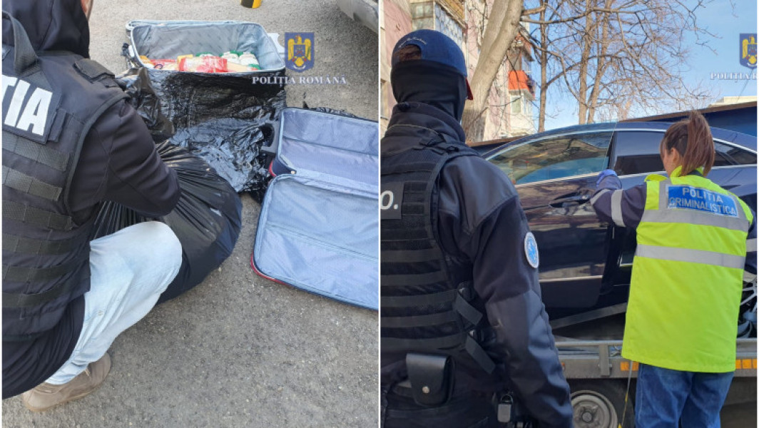 Un tânăr din Botoșani arestat pentru trafic de droguri. A fost prins cu 10 kilograme de canabis în mașină, aduse din Spania prin intermediul unei firme de curierat.