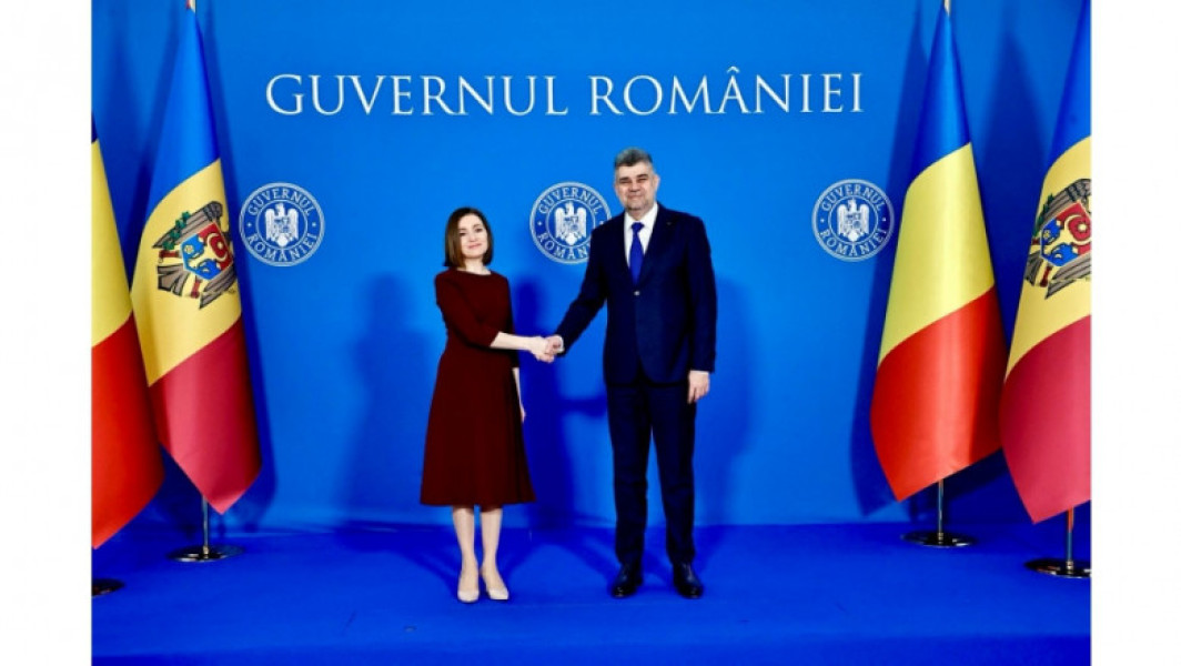 Ciolacu și Maia Sandu discută la Palatul Victoria despre susținerea parcursului european al R. Moldova