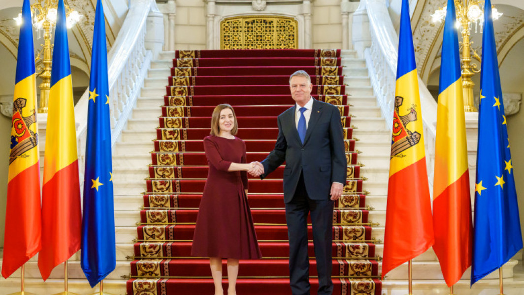 Klaus Iohannis a avut un dialog bun cu Maia Sandu la Palatul Cotroceni privind ajutorul pentru R. Moldova și aderarea la UE