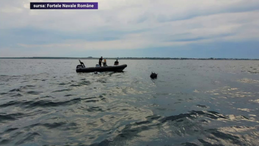 Alertă pe litoral: Mina marină descoperită în Marea Neagră lângă Costinești