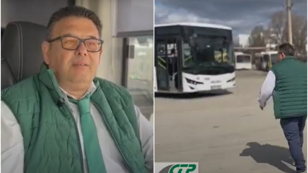 Video Italia - Raffaele, schimbare de carieră în Iași! Italianul devine șofer la transportul public