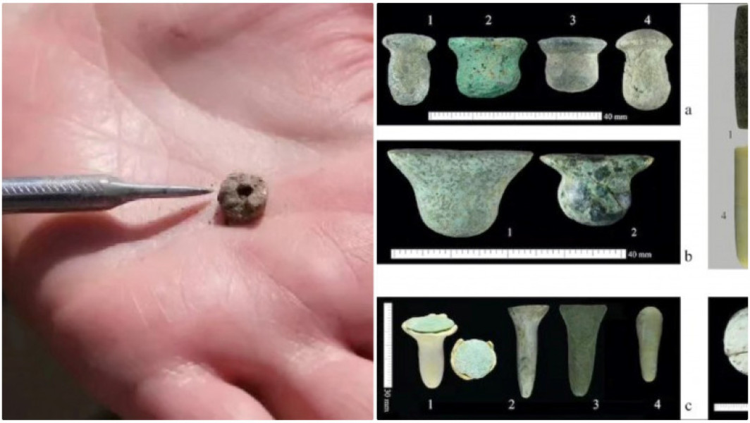 Descoperiri arheologice uimitoare în Turcia - Oamenii preistorici foloseau pietre ca piercinguri pentru a-și decora urechile și buzele