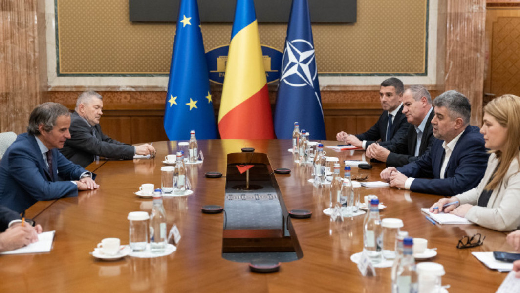Prim-ministrul Ciolacu a discutat cu șeful AIEA despre energie nucleară și cooperarea în domeniul medical