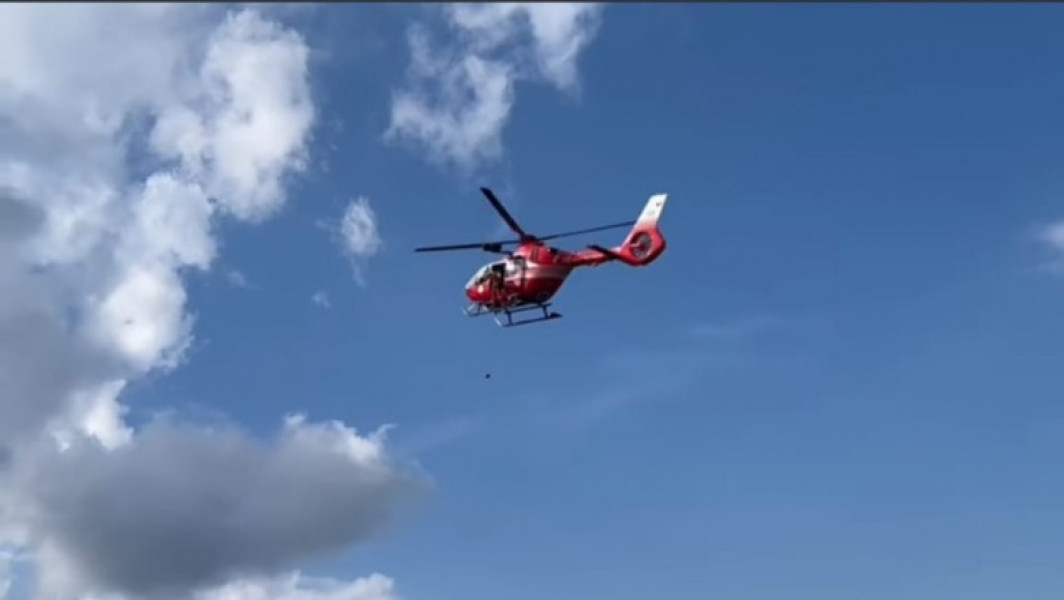 Accident cu 4 răniți pe Braţul Chilia: implicată o ambulanţă navală și 2 elicoptere SMURD