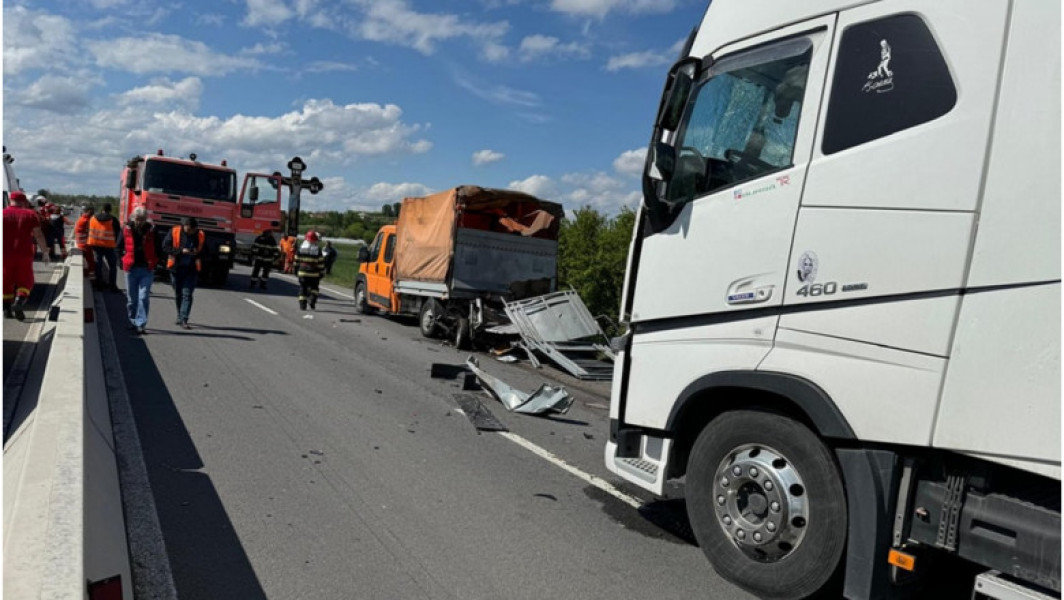 Femeie ucisă și muncitor grav rănit în accident de circulație produs de un șofer bulgar în Dolj