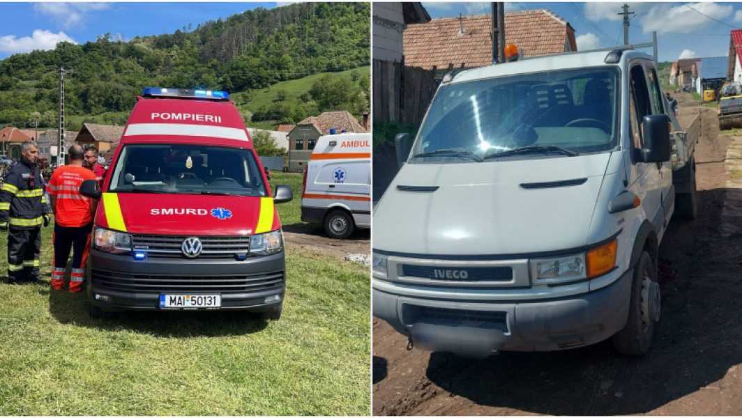 Copil de 7 ani din Sibiu a murit după ce a fost scos de sub o remorcă într-un accident tragic în localitatea Iacobeni
