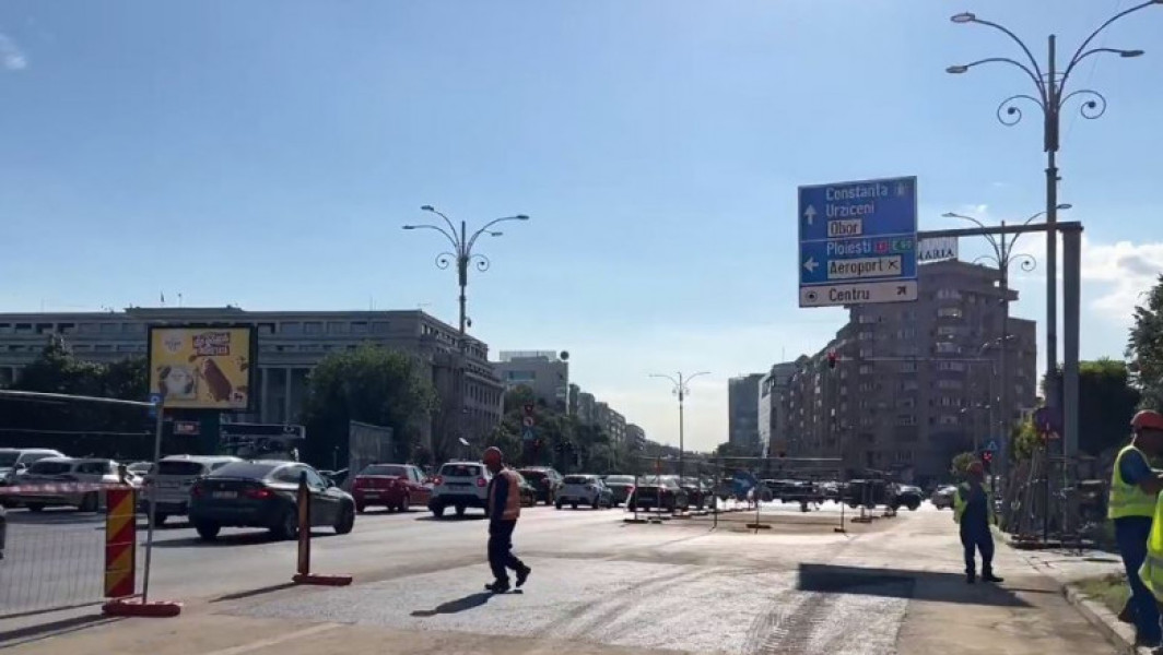 Nicuşor Dan: Se reia circulaţia în intersecţia din Piaţa Victoriei, după ce a fost reparată galeria de termoficare