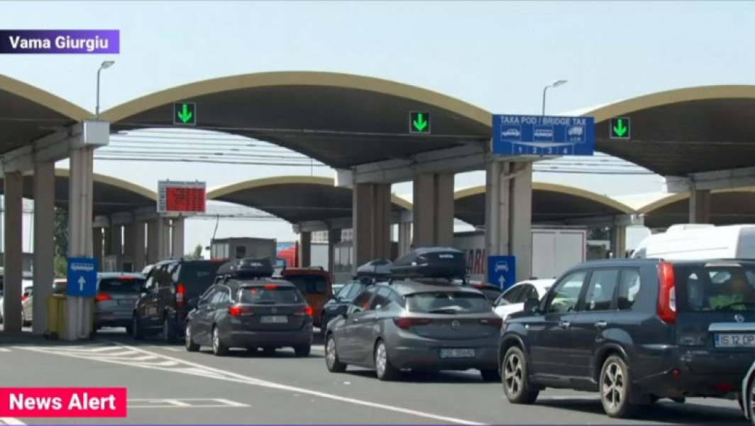 Șofer de microbuz moldovean prins cu 4.600 de pachete de țigări la Vama Giurgiu