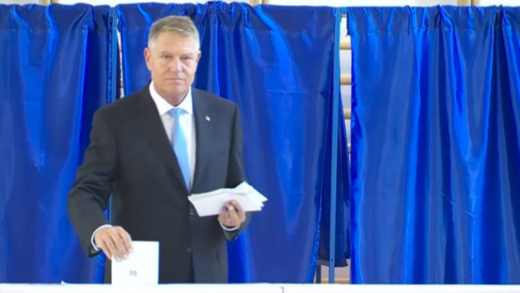 Klaus Iohannis a votat la alegerile locale și europarlamentare