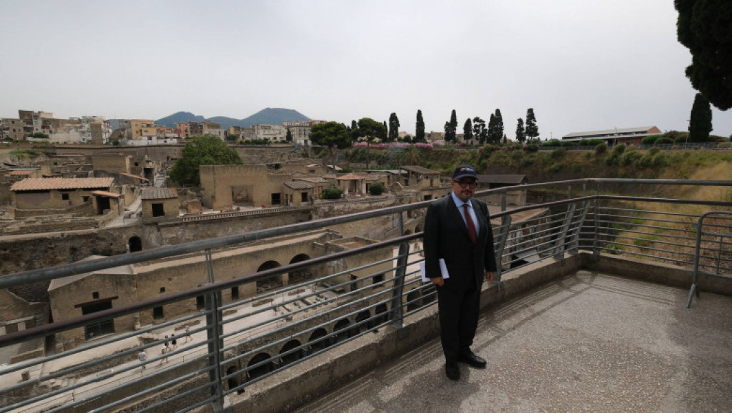Plaja romană antică Herculaneum, redeschisă pentru public după lucrări de restaurare