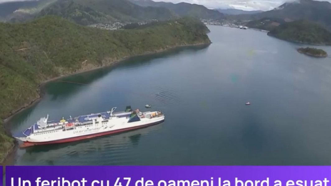 Ancheta în Noua Zeelandă după eșuarea unui feribot între capitală și insula sudică