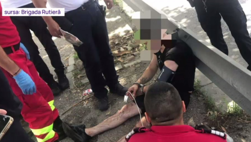 Incident șocant în București: Șofer beat se aruncă în Dâmbovița pentru a scăpa de poliție!