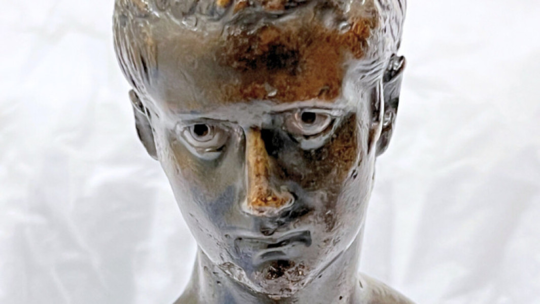 Bust din bronz al lui Caligula, regăsit după două milenii