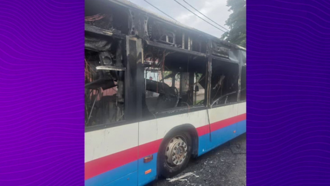 Incendiu la un mijloc de transport în comun în Oradea