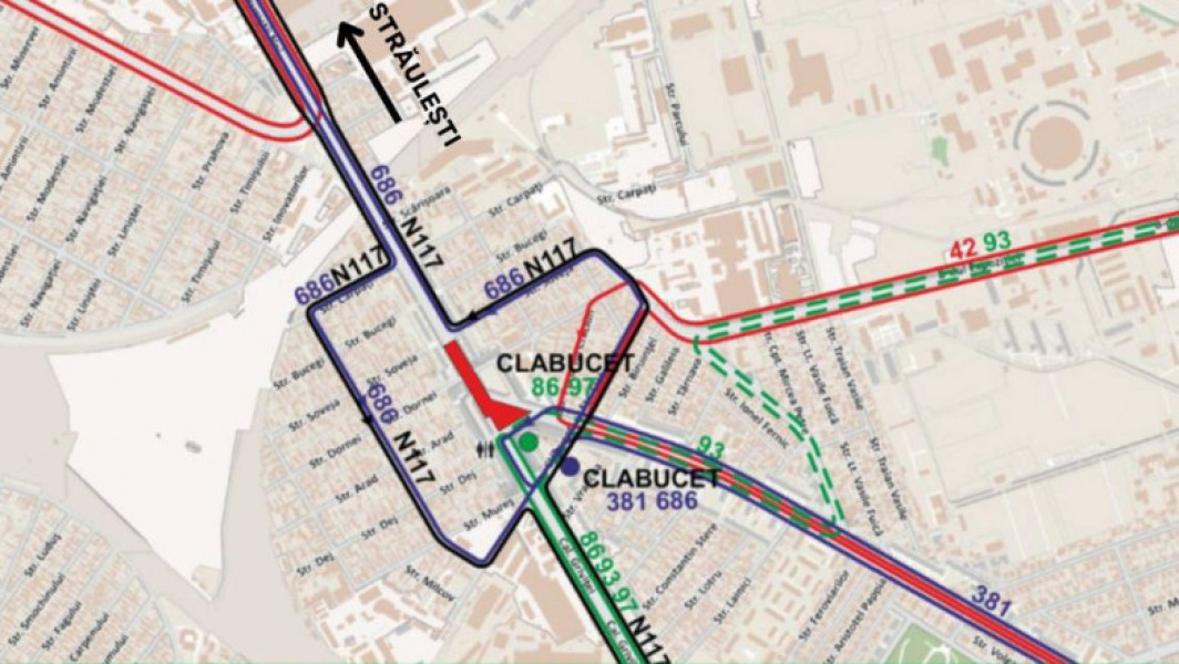 Modificări semnificative ale transportului public în cartierele Chitila, Bucureștii Noi și Dămăroaia din iulie 2024