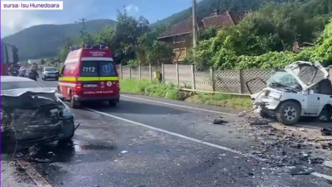 Accident grav în Hunedoara: Un tânăr beat și drogat a provocat un accident soldat cu rănirea unui copil