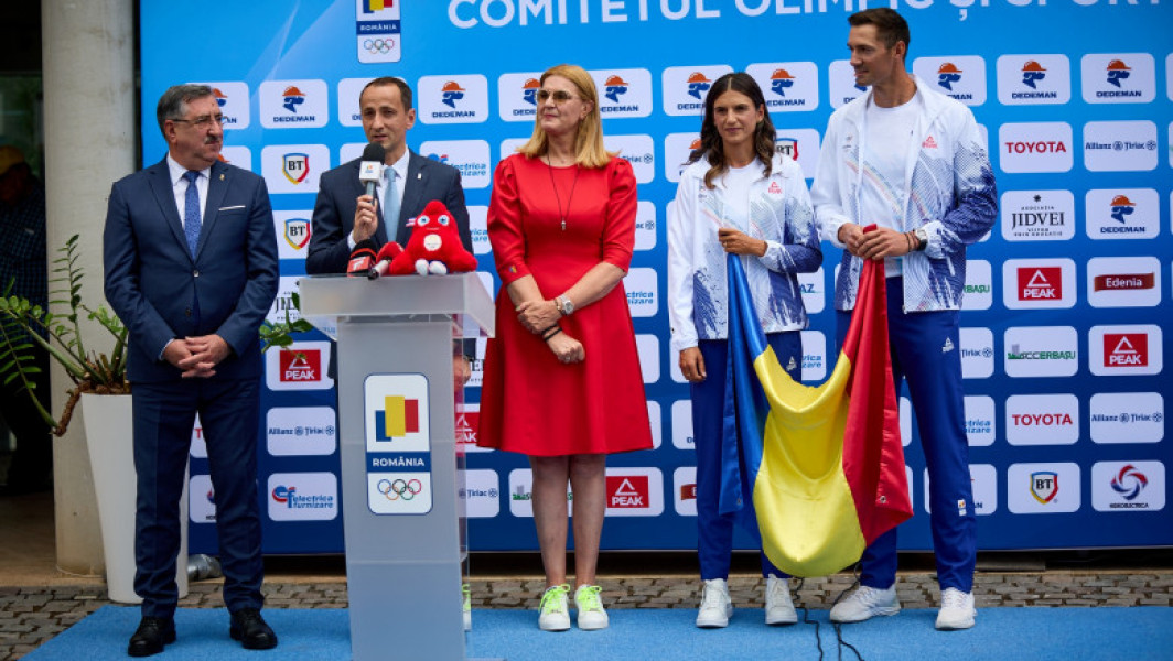 Ionela și Marius Cozmiuc, purtătorii drapelului României la Jocurile Olimpice de la Paris